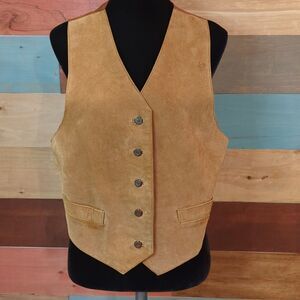 Medium leather vest
